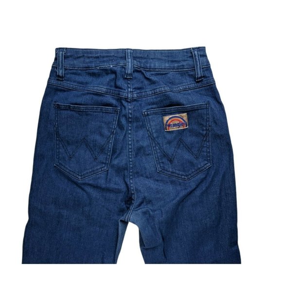 Wrangler Hi Pins High Waist Light Blue Skinny Leg Womens Jeans - Size 7 - Picture 5 of 7